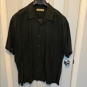 Tommy Bahama Men's Black Casual Button Down Shirt - Las Vegas Limited